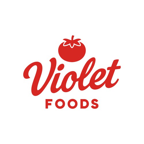 Violet Foods Logo Design by DevDevit   ★ ★ ★ ★ ★