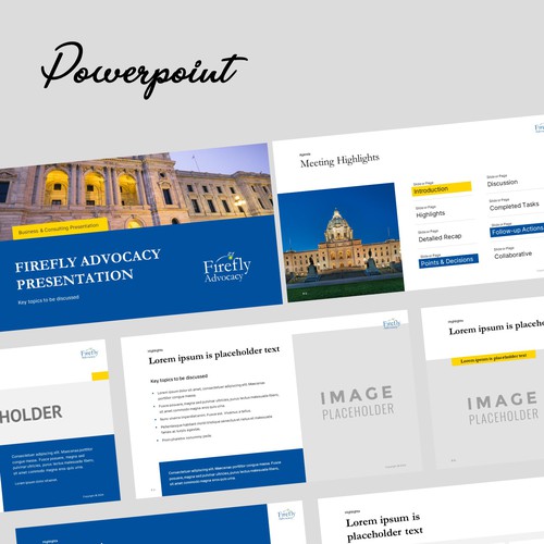 PowerPoint template contest entry by YuhuuSTD
