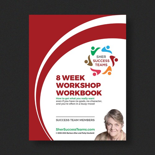 Workbook front cover for adults with big dreams - make me smile Design by Xnine