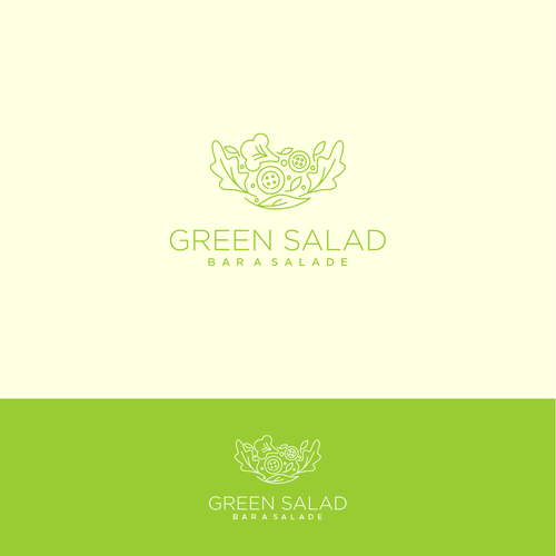 GREEN SALAD need his logo Design by pandaman_