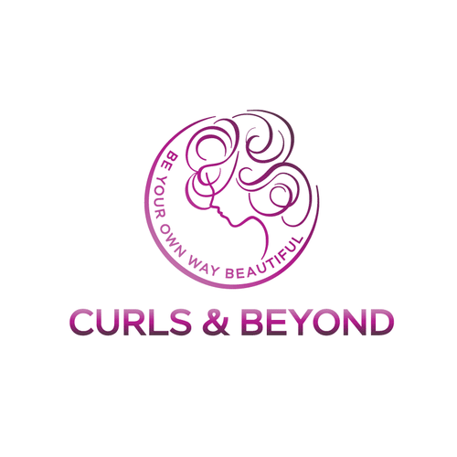 Logo for curly hair brand Diseño de designer Ha