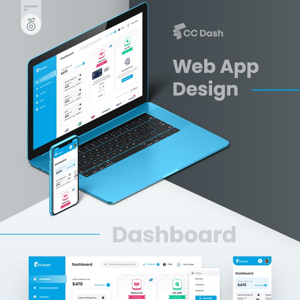 Credit card dashboard