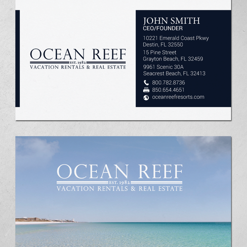 Design a fun, beach-inspired Business Card Design by chandrayaan.creative