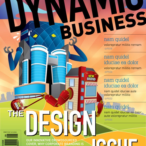 Design the next Dynamic Business Magazine Front Cover!