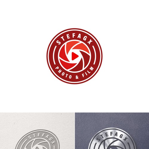 Photographer and filmmaker logo in modern style. Company is restructured and gets a new name Design by kungs