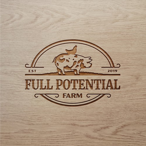 Full Potential Farm logo Design by SangguhDesign