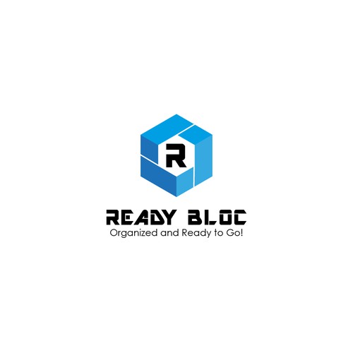 A "block" logo that is "ready" to go at the shot of the starters gun! Design by BRANDITU