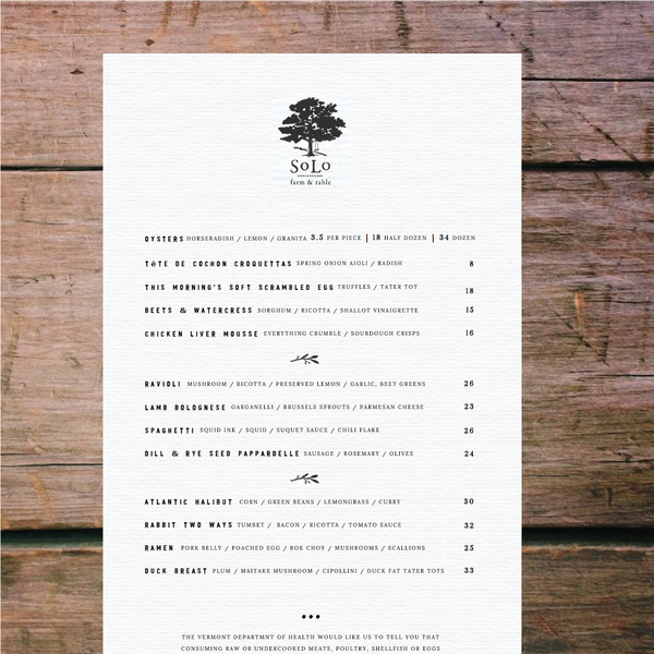 I Need A New Clean Menu Design For My Farm To Table Restaurant Menu Contest 99designs