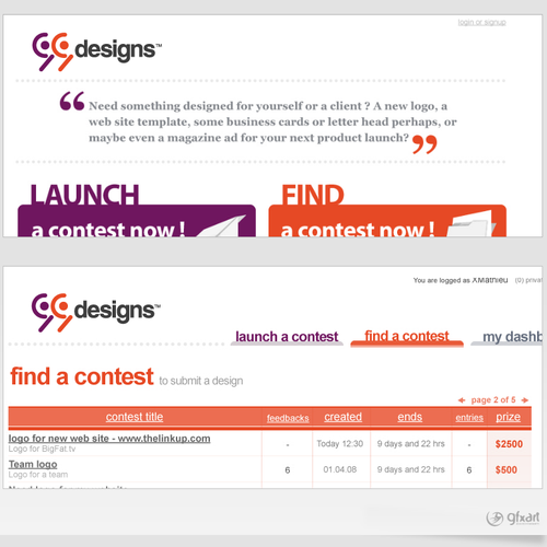 Logo for 99designs Design by claurus