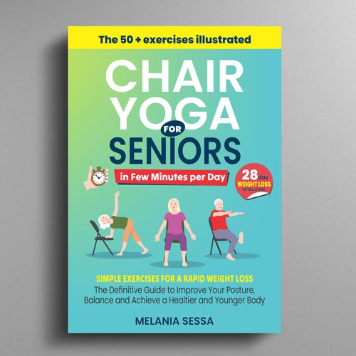 A best seller cover for a chair yoga for seniors handbook