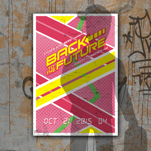 Create your own ‘80s-inspired movie poster! Design by Paint Pixel