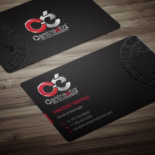 Proposition sur un concours de Carte de visite, réalisée par Doozo