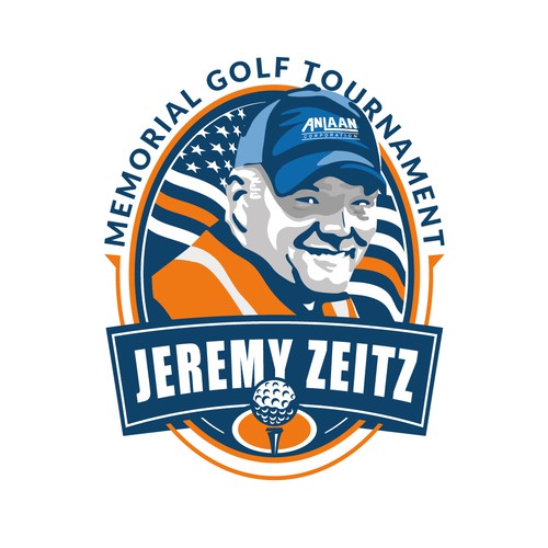 Memorial Golf Tournament Logo Design by sarvsar