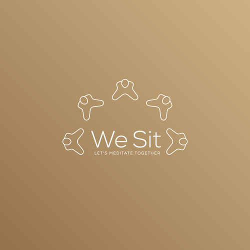 A logo to make people meditate together for a better world Design by Nglray