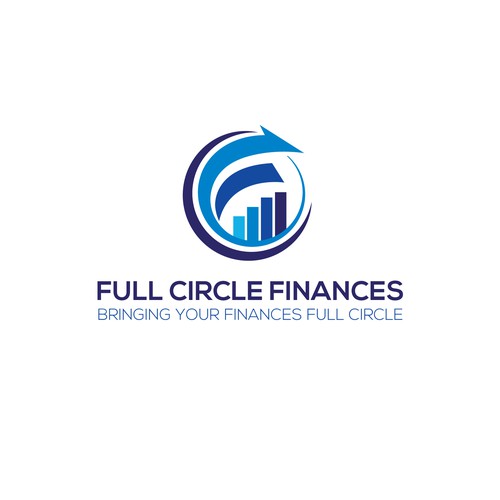 Simple but eye catching Full Circle logo for retirees Design by spArt31™