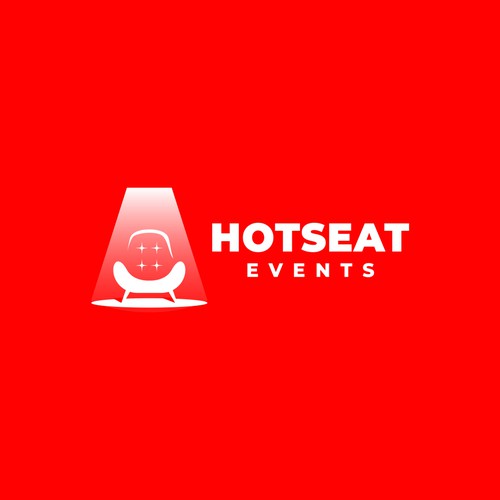 Impactful Logo For 'Hot Seat Events' – Learn from Industry Experts Through Livestreams & Events. Design by Elleve