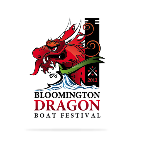 logo for Bloomington Dragon Boat Festival Design by TokyoBrandHouse_