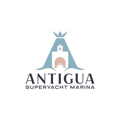 Logo for Antigua Superyacht Marina Design by John3:16✅