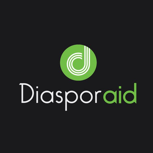 Design a powerful logo for diasporaid, an impact-oriented network/platform for expats Design by Sadiur