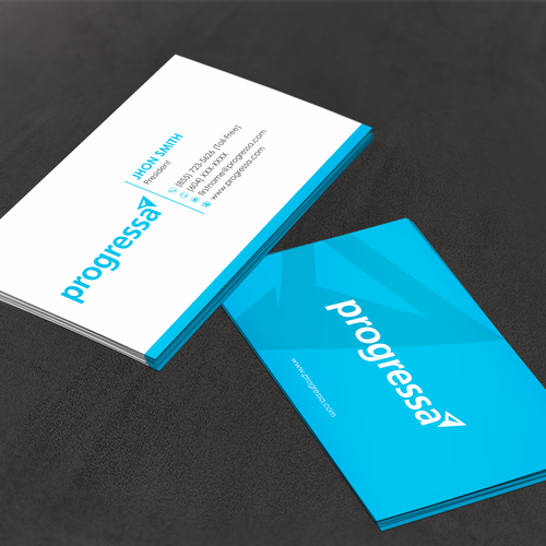 Business cards for Canadian financial institution Design by FRQ0201