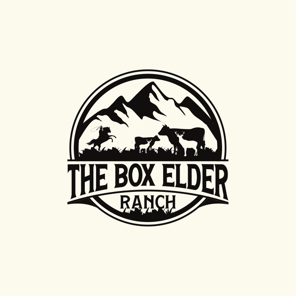 Create a brand logo for an iconic Montana cattle ranch