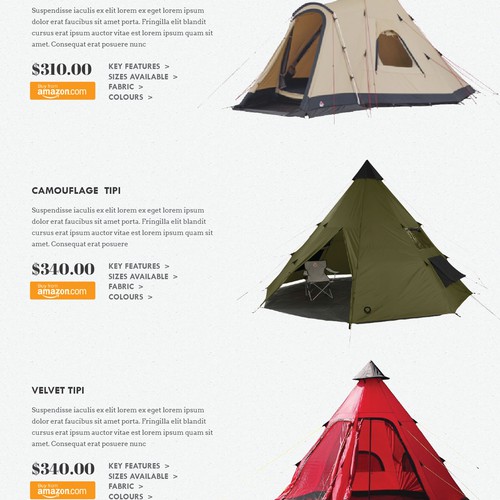 Web page design contest entry by Intricate