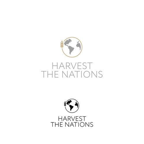 Create a sophisticated brand logo for "Harvest the Nations" evangelistic ministry Design by m210297
