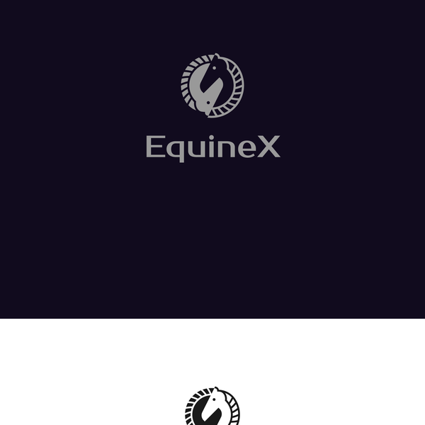 Bold Logo Horse Unique