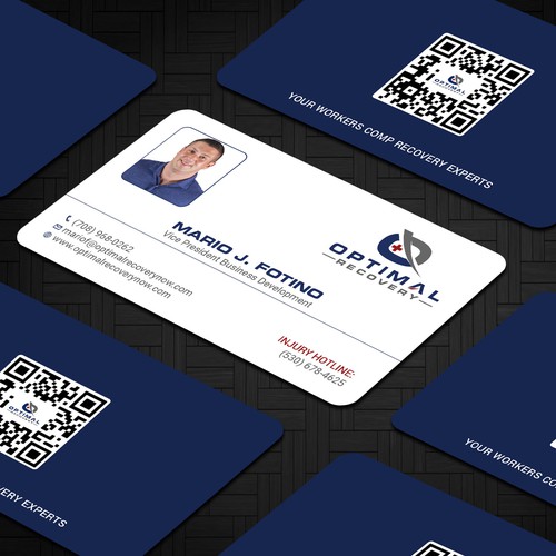 Optimal Recovery Business Card Design by RENEXIT