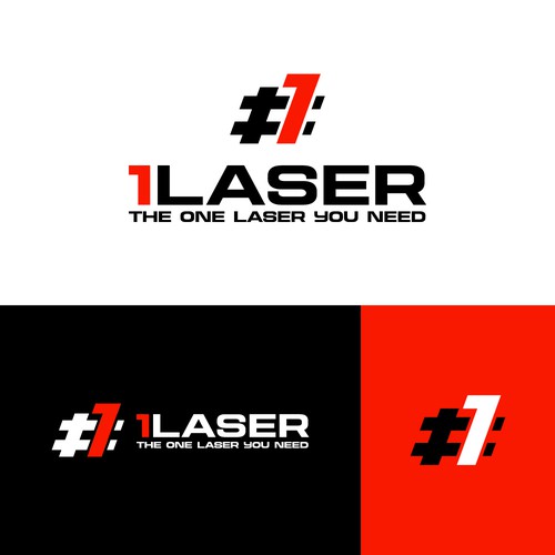 Please design the best logo for consumer laser industry for "1 Laser" Design by Rizz Visual