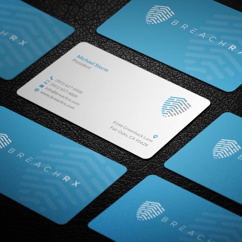 Professional B2B Card for Cyber Security Software Company Design von Galaxiya