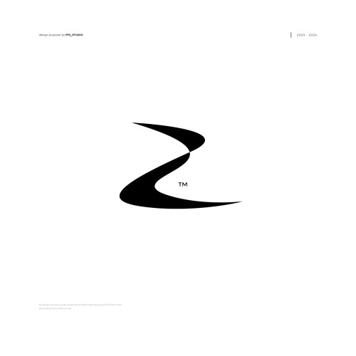 Abstract Z shape logo Design by FF3 ˢᵗᵘᵈⁱᵒ