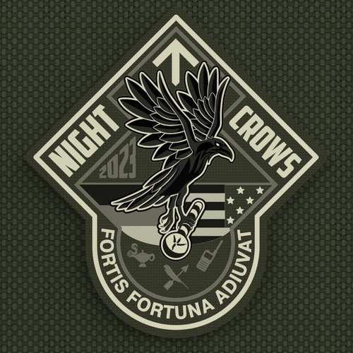 NIGHT CROWS - Military Special Operations Unit Logo design contest - GER/US Design by Sasha Løft