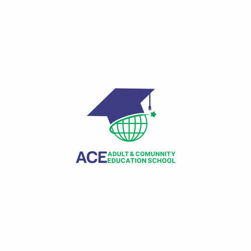 ACE School logo Design by Psykopet