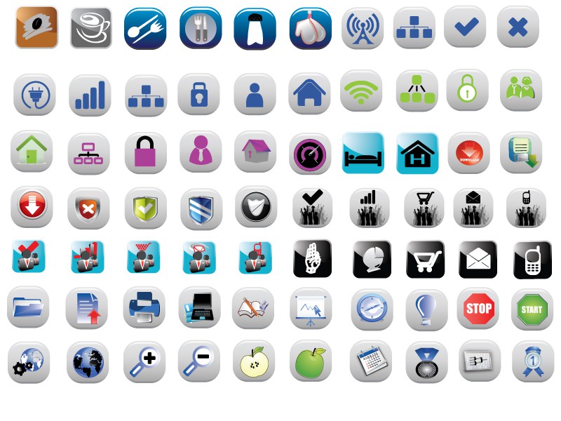 Mobile App Icons - 50 Generic/Random icons | Button or icon contest