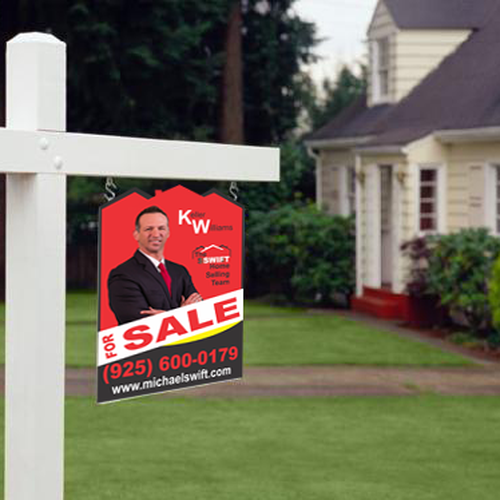Real Estate For Sale Sign Competition.  Your design will hang in front of 100's of homes デザイン by mouse.grafic