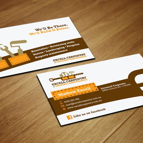 carpenter business card template