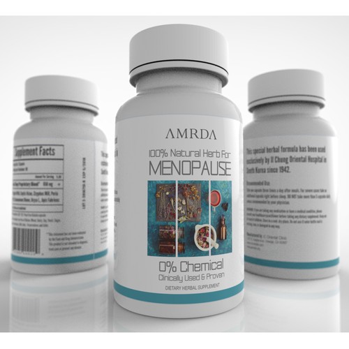 Create a Eye-Catching modern and clean label for Health Supplements Design by i•d•a•d