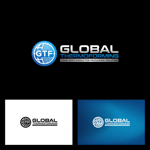GTF Semiconductor packaging logo Design by Aleta21