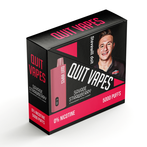 Quit Vape Package for disposable vape device Design by SONUPARMAR