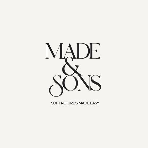 Luxury Meets Ease: Logo & Card Design for Made & Sons Design by Khushbu_Gohil