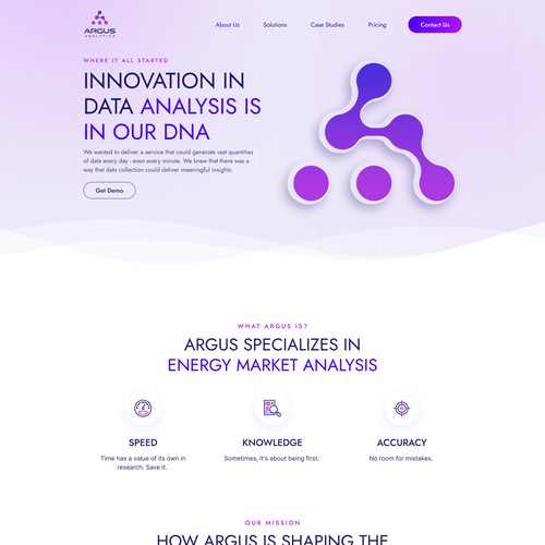 Proposta di design per un contest della categoria Design di sito web realizzata da FuturisticBug