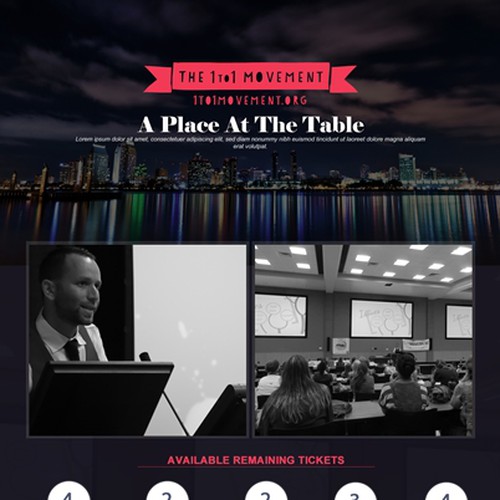 Create an event registration for a youth-based conference Design von KonnstantinC