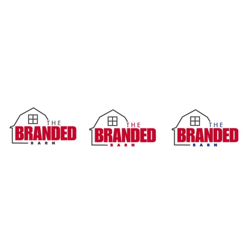 logo for The Branded Barn Design por ajm´