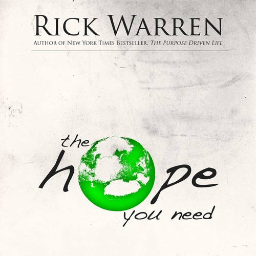 Design Rick Warren's New Book Cover Diseño de SoilFour