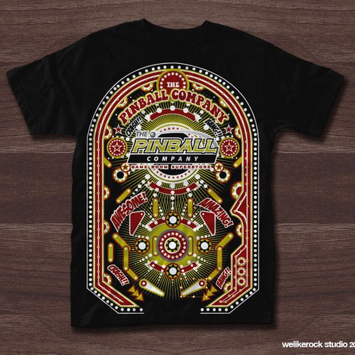 New t-shirt design wanted for the pinball company | T-shirt New t-shirt design wanted for the pinball company | T-shirt