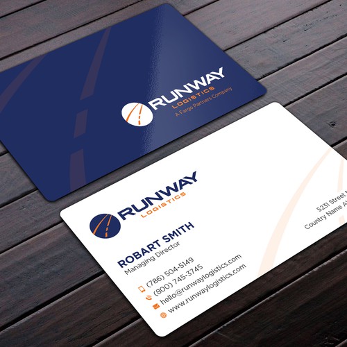 Design di Runway Logistics Business Card di prosenjit_P