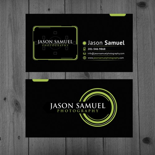Business card design for my Photography business Design by CityStudio7