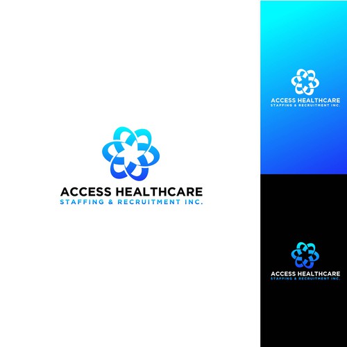 medical staffing company Design by CliffKer