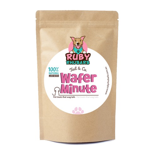 Ruby Rhubarb new product Labels Design by nesliirmak